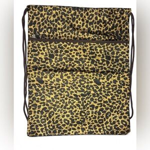 Penelope Ann Leopard Print Drawstring Organizational Bag